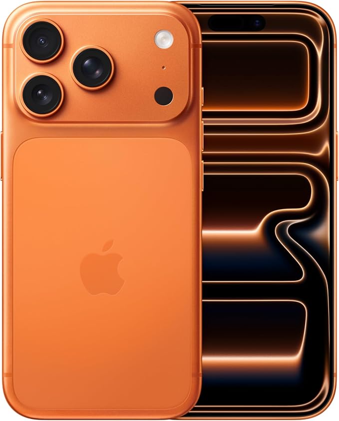 Apple iPhone 17 Pro 1 TB 6,3" Display 120 Hz A19 Pro Chip Cosmic Orange