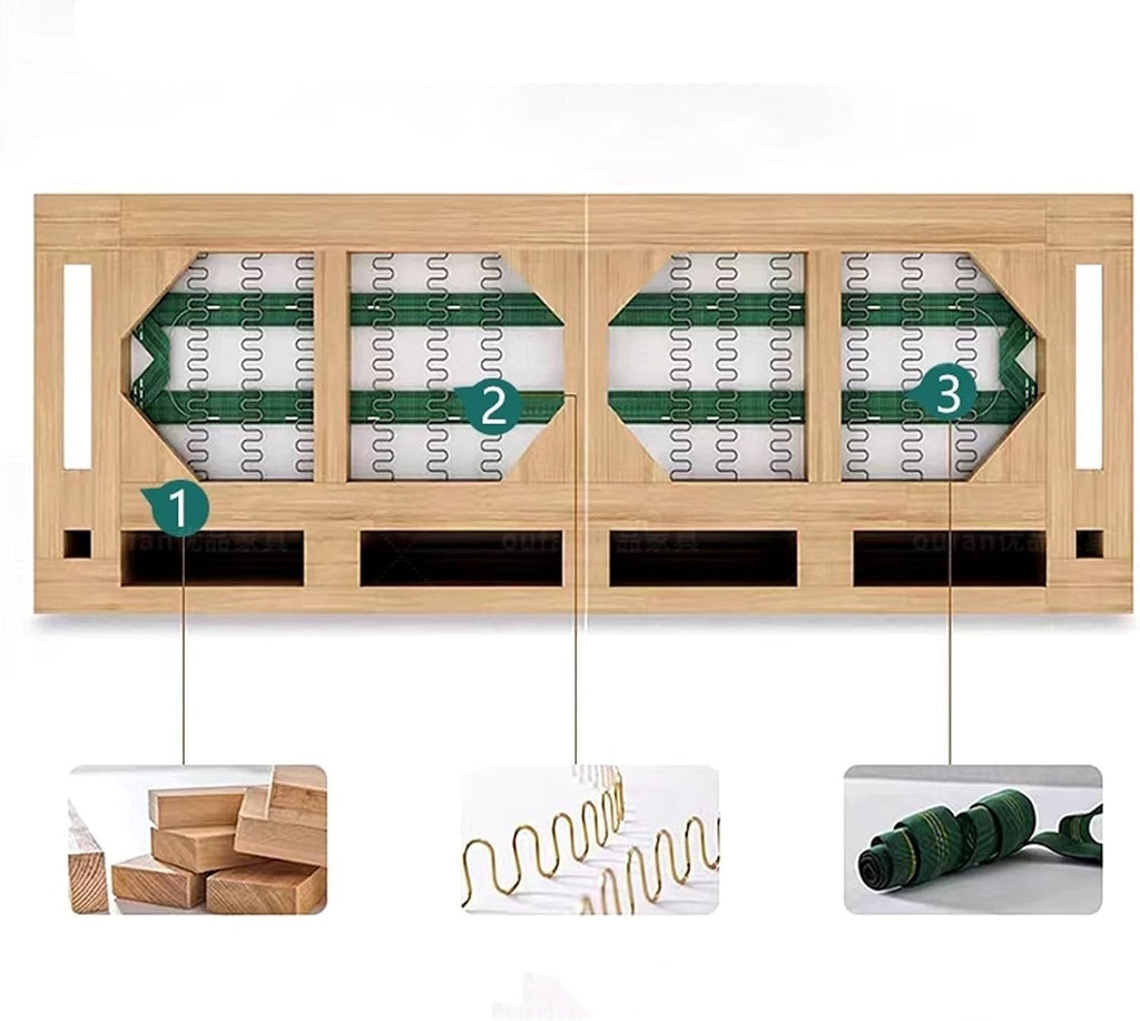 KIBONCY Geschwungenes Ledersofa 2,3m Set Schwarz