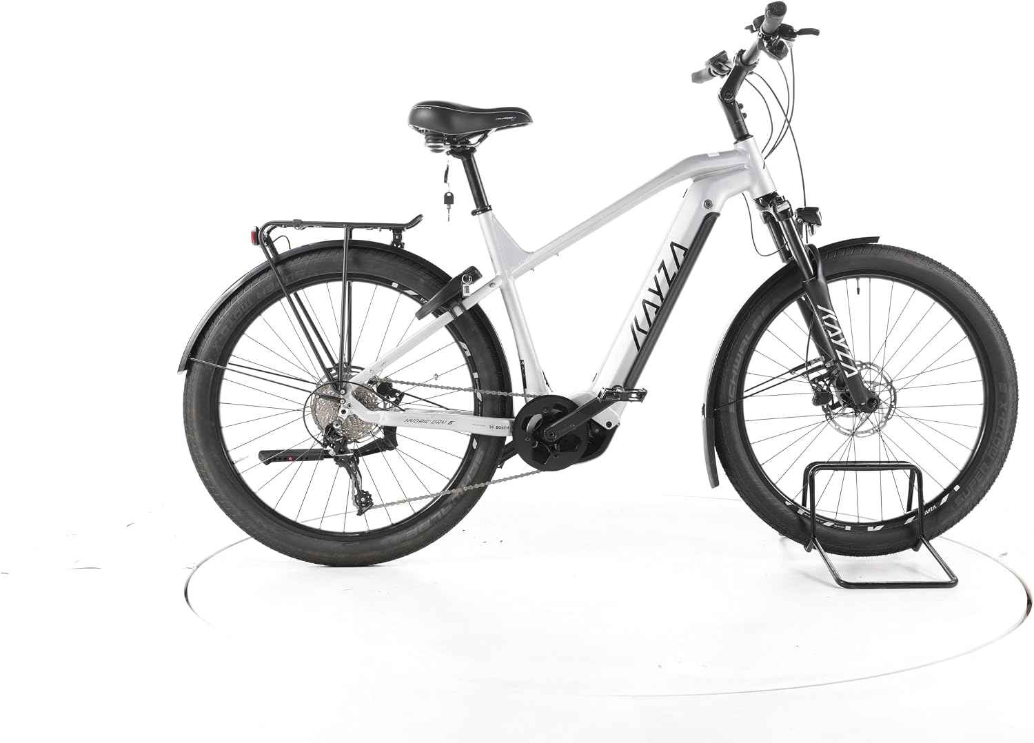 KAYZA Hydric Dry 6 Trekking E-Bike 27,5 Zoll Weiß 52 cm
