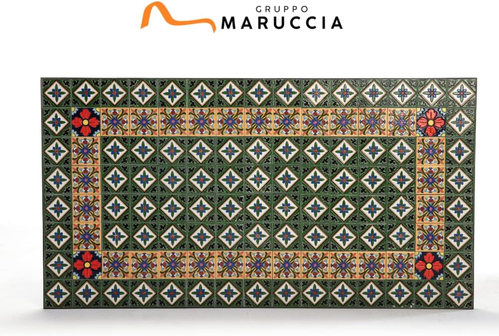Gruppo Maruccia Gartenmöbel-Set 6-Teilig Rechteckig Mehrfarbig Keramik