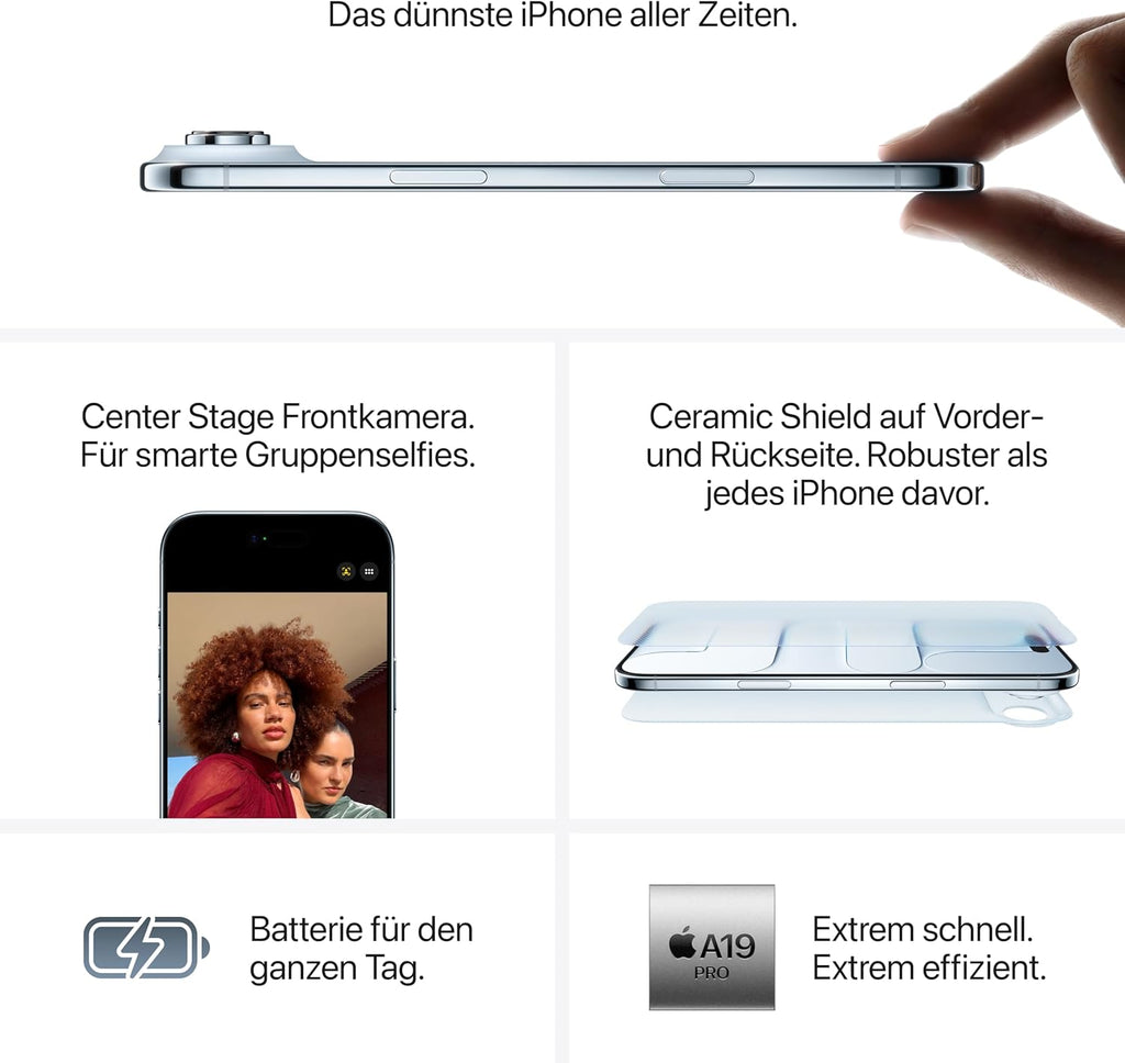 Apple iPhone Air 1 TB Lichtgold