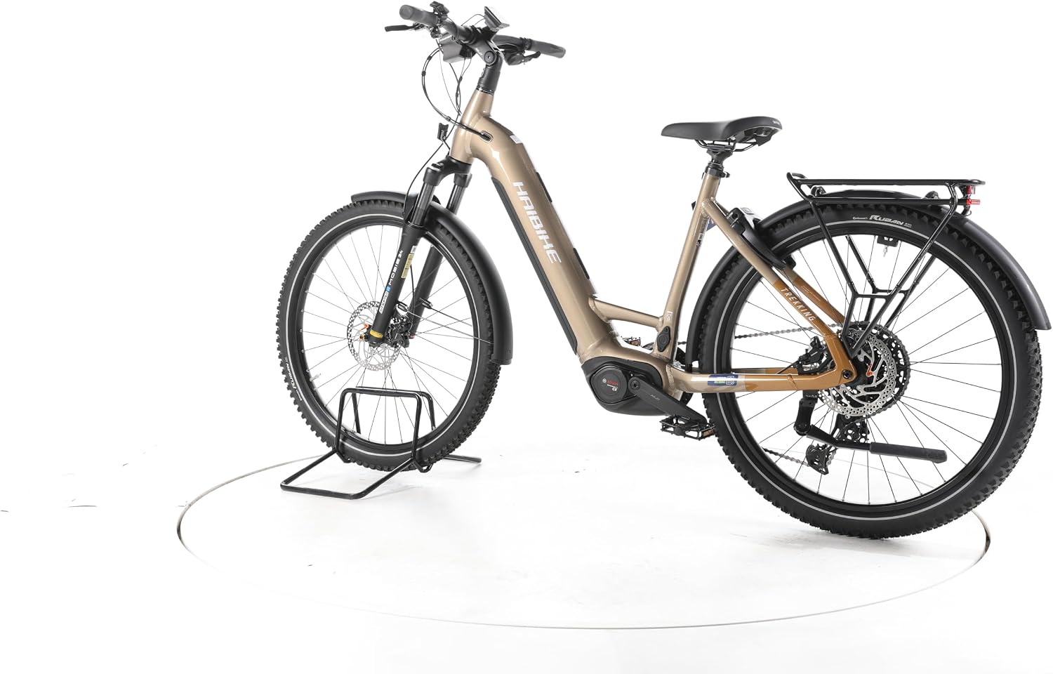 Haibike Trekking 6.5 E-Bike 27,5 Zoll Bosch 120 Nm 600 Wh 10-Gang Beige