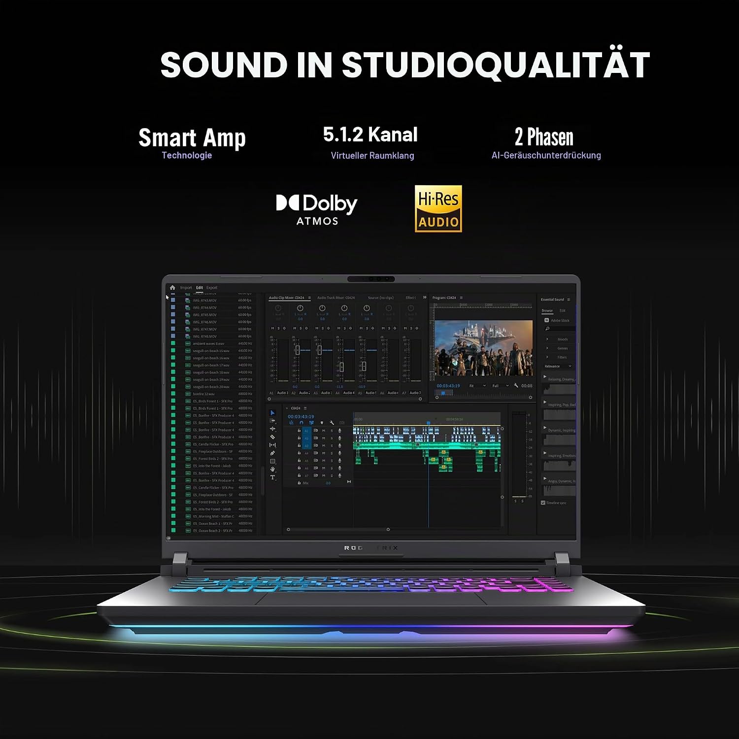 ASUS ROG Strix G16 2025 Gaming Laptop 16 Zoll FHD+ 165Hz Intel Core i7 14650HX RTX 5060 16GB DDR5 1TB SSD Wi-Fi 7 Windows 11