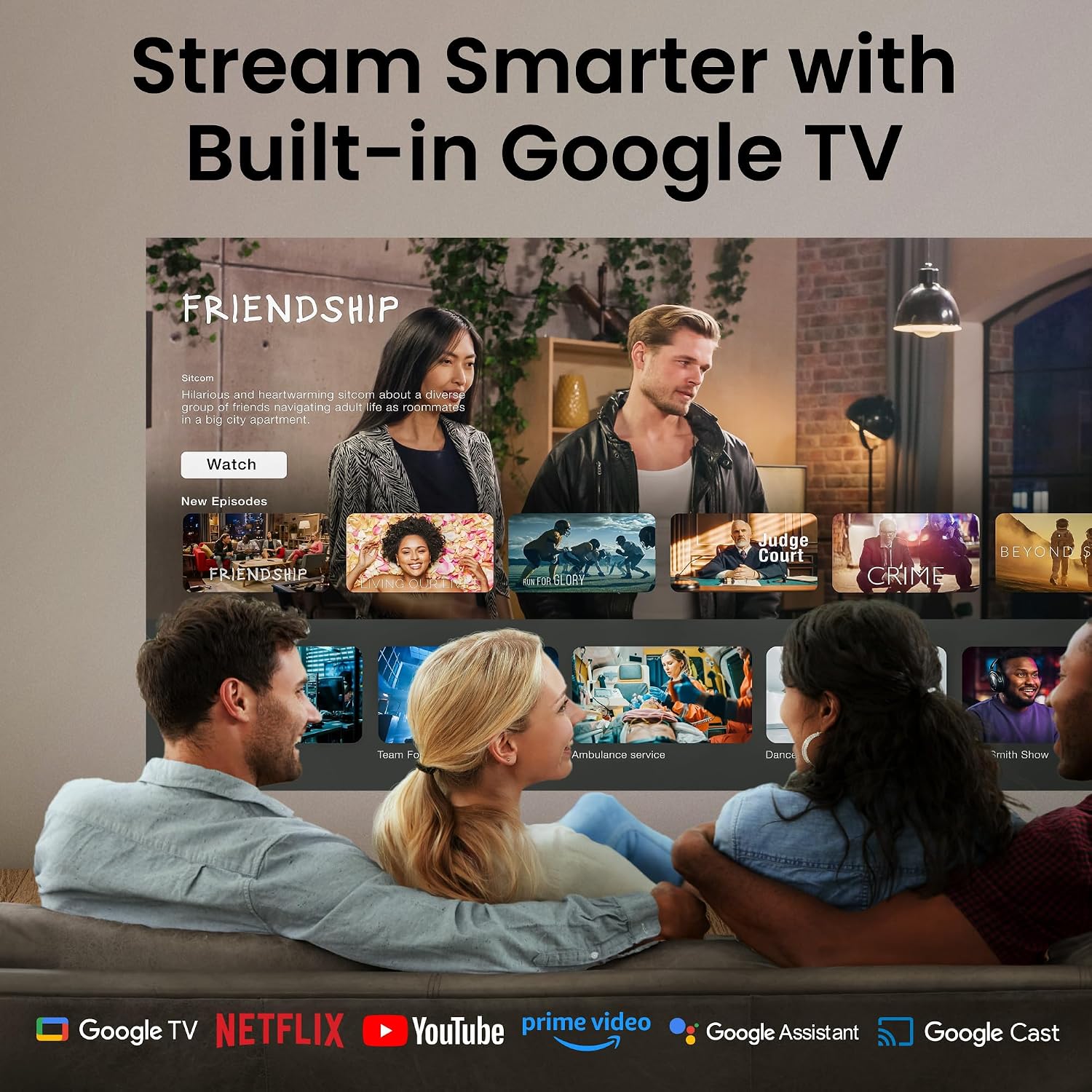 BenQ TK705i 4K HDR DLP Beamer 3000 ANSI Lumen Google TV Netflix Grau