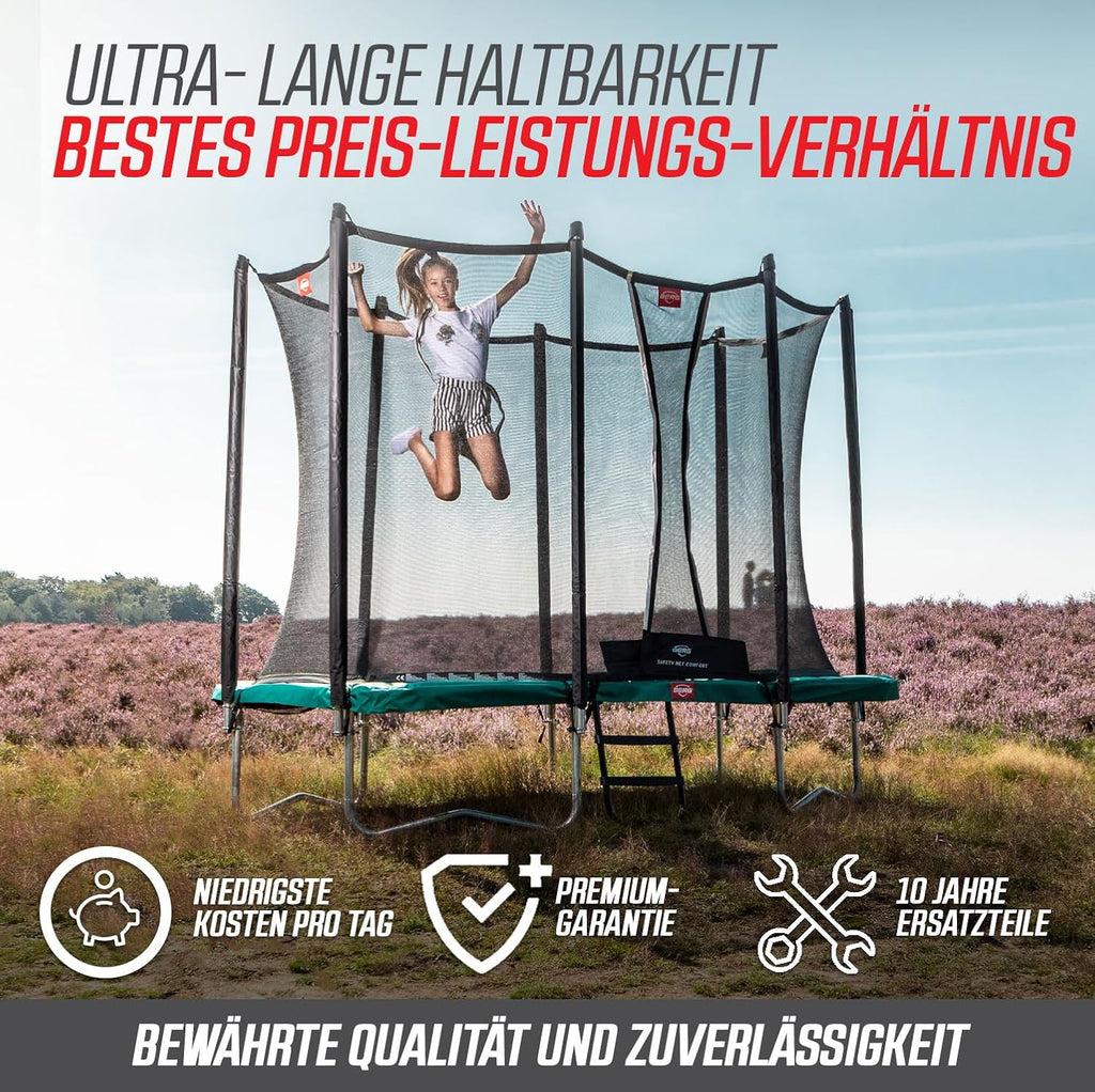 BERG Grand Favorit Regular Oval Trampolin 520 cm Grün