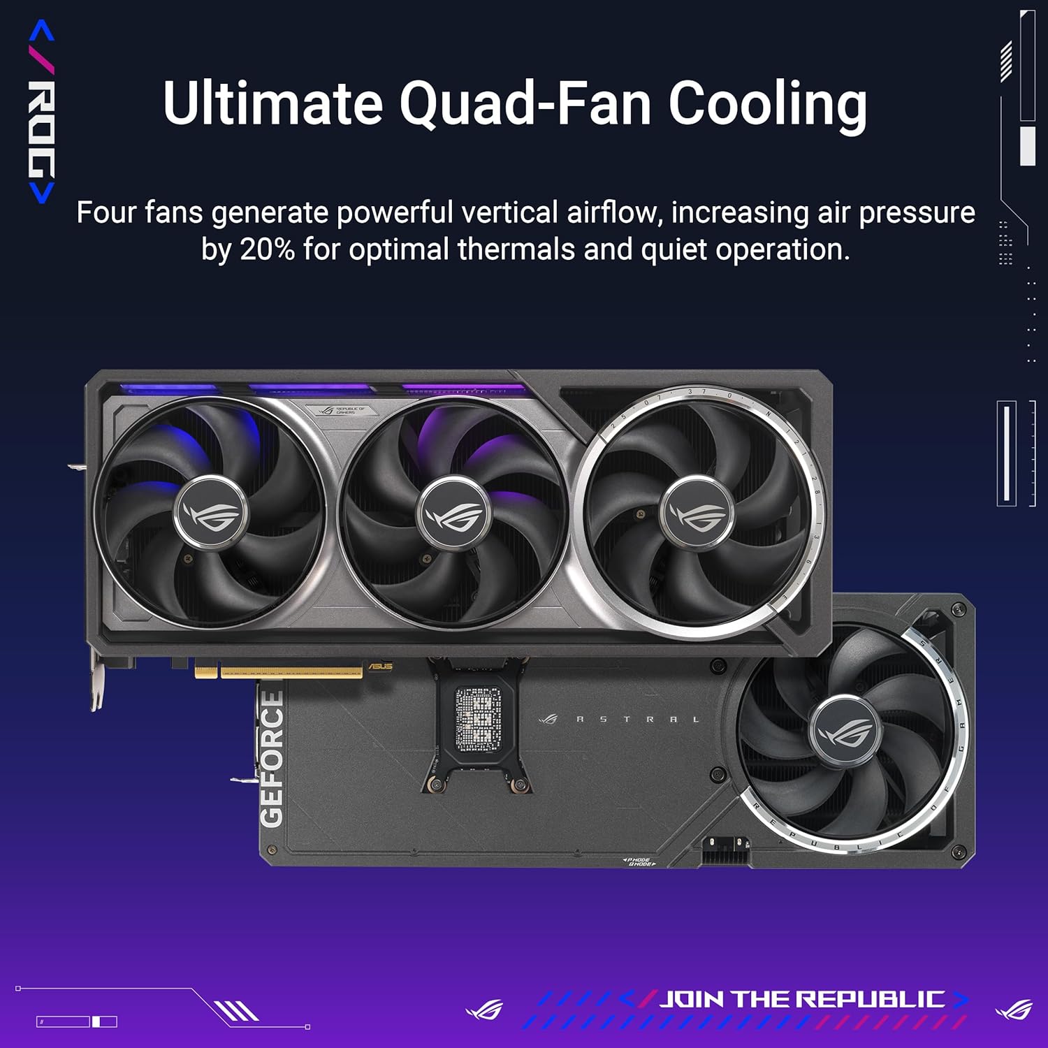 ASUS ROG Astral GeForce RTX 5080 16 GB GDDR7 OC Edition Gaming Grafikkarte Schwarz