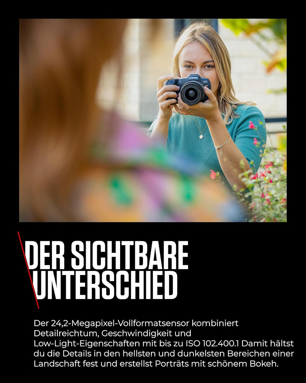 Canon EOS R8 + RF 24-50mm F4.5-6.3 IS STM Systemkamera 24,2 MP Schwarz