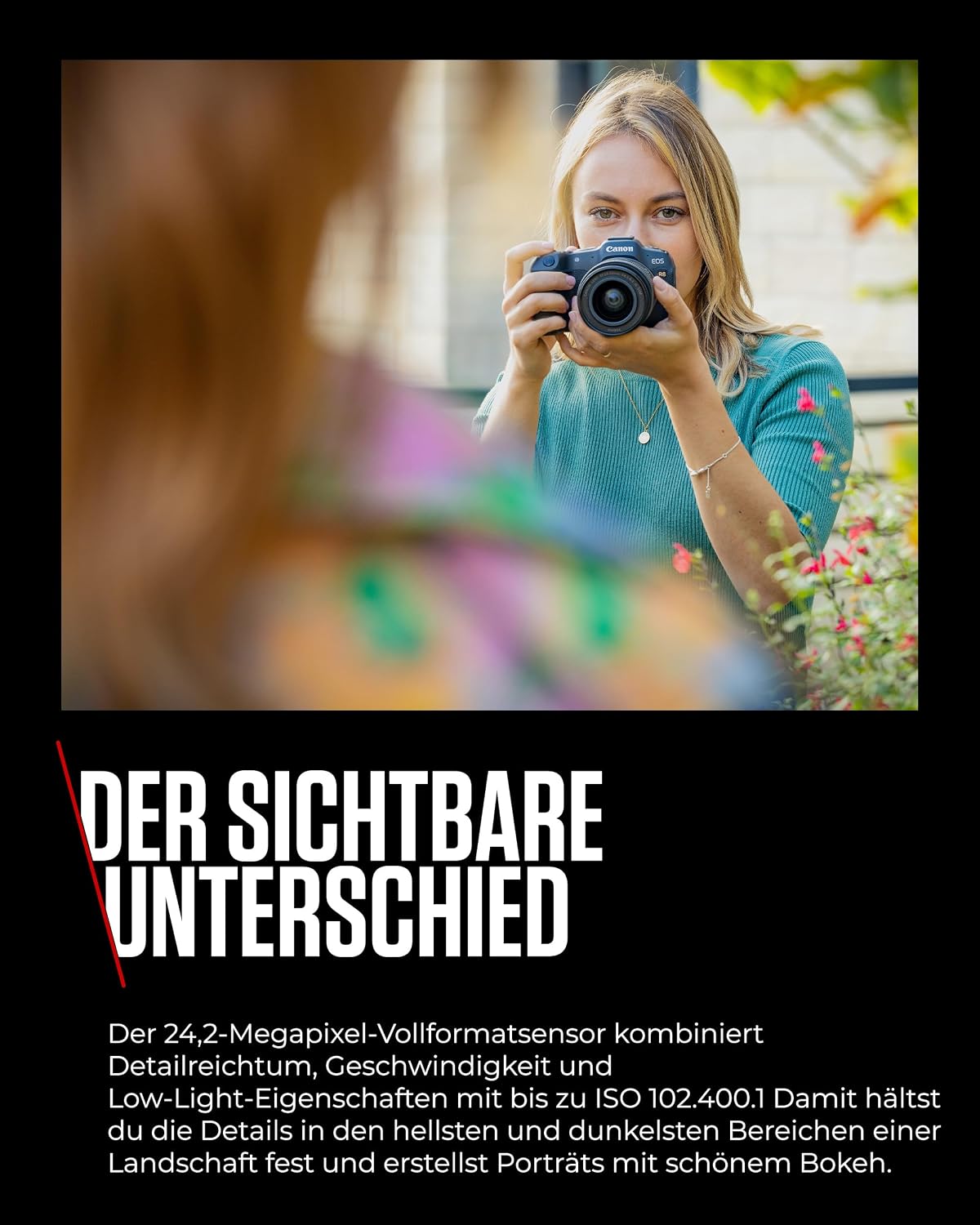 Canon EOS R8 + RF 24-50mm F4.5-6.3 IS STM Systemkamera 24,2 MP Schwarz