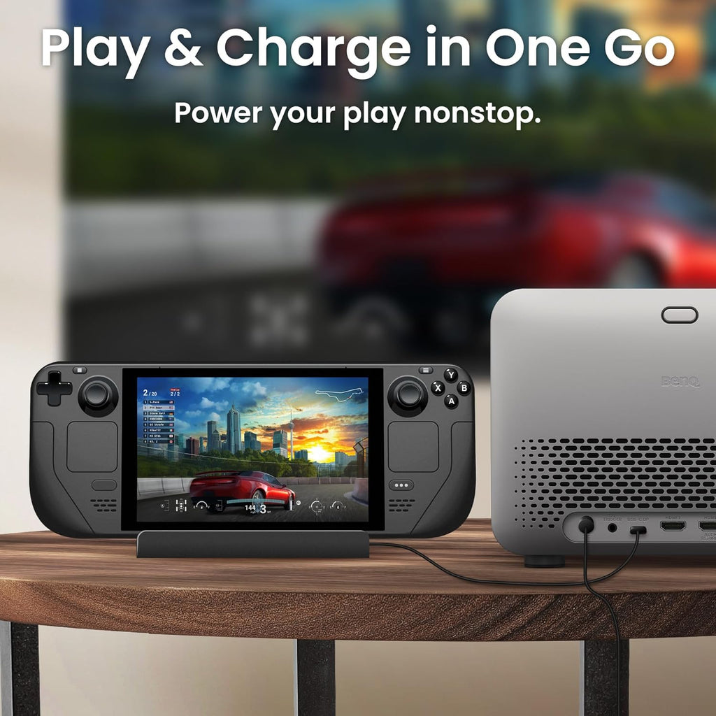 BenQ TK705i 4K HDR DLP Beamer 3000 ANSI Lumen Google TV Netflix Grau