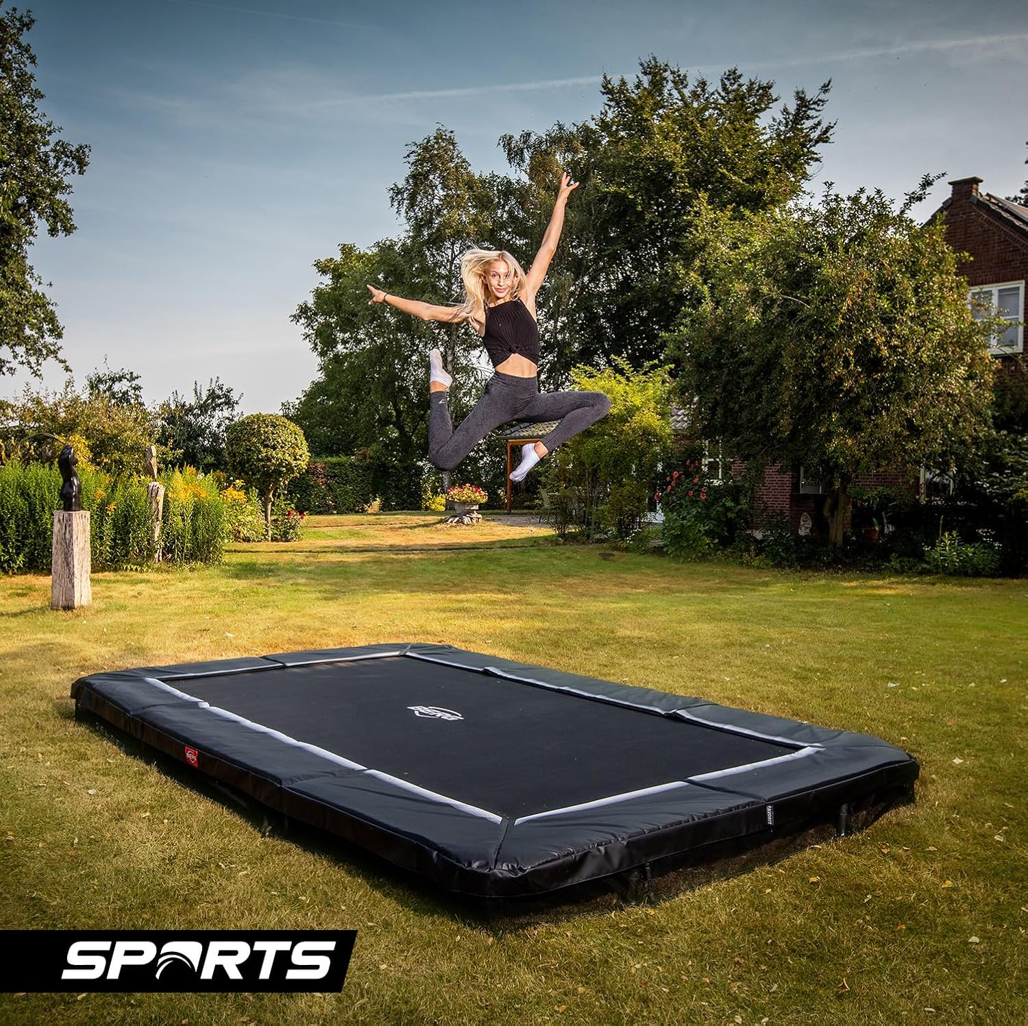BERG Grand Favorit Regular Oval Trampolin 520 cm Grün