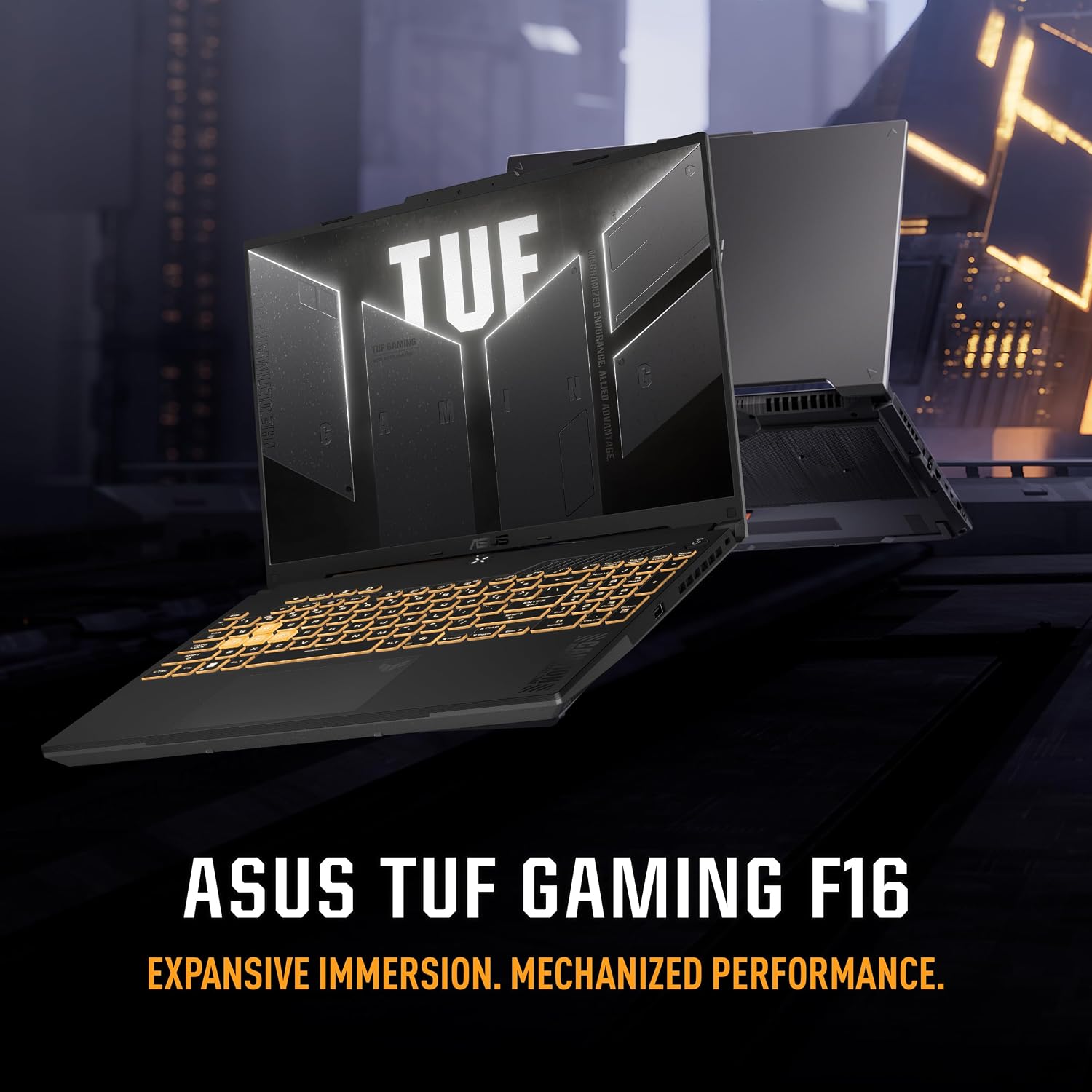 ASUS TUF Gaming F16 FX607VU-SS53 40.6 cm FHD+ 144Hz IPS-Level 16:10 Intel Core 5 210H RTX 4050 16 GB DDR5 512 GB SSD Win11 Mecha Gray