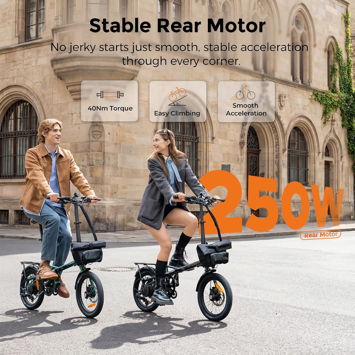 ENGWE Zip Faltbares E-Bike 16,9 kg 120 km Reichweite 36V 10Ah Akku 250W Motor Grün