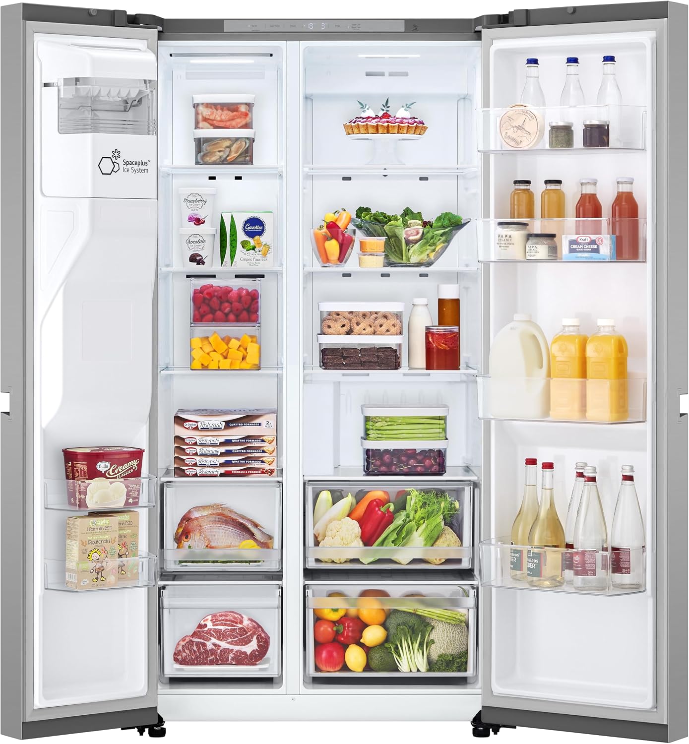 LG GSLC40PYPE Side-by-Side Kühlschrank 638 L Edelstahl