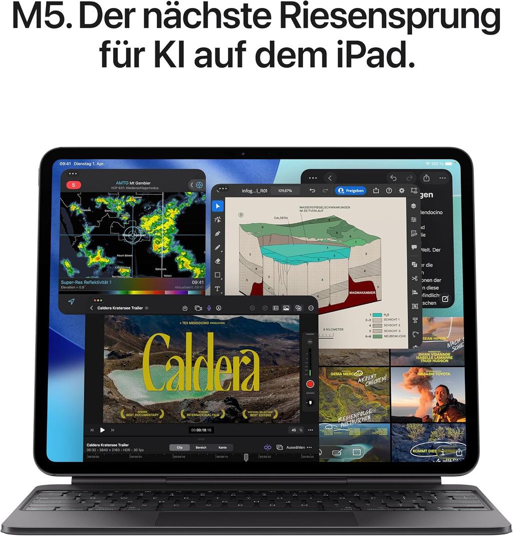 Apple iPad Pro M5 1 TB 11" Ultra Retina XDR Display Silber