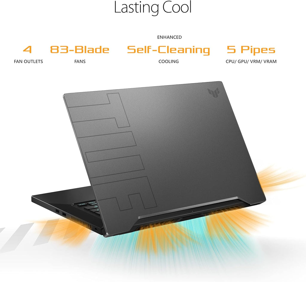 ASUS TUF Dash 15 15,6 Zoll 144Hz FHD Gaming Laptop Intel Core i7-11370H RTX 3050 Ti 8GB DDR4