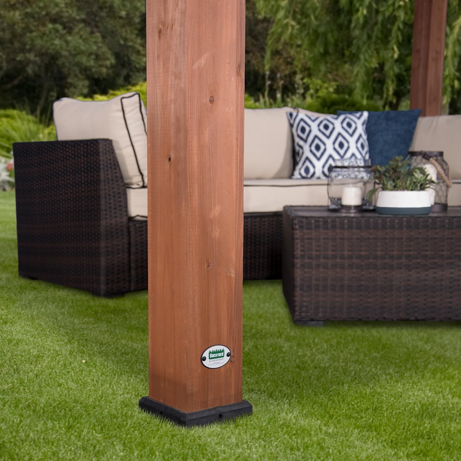Backyard Discovery Holzpergola 305 X 426 Cm Freistehend
