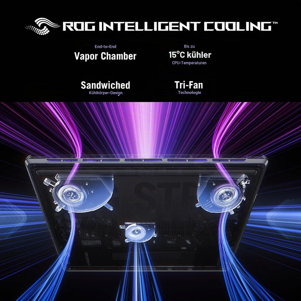 ASUS ROG Strix G16 2025 Gaming Laptop 16 Zoll FHD+ 165Hz Intel Core i7 14650HX RTX 5060 16GB DDR5 1TB SSD Wi-Fi 7 Windows 11