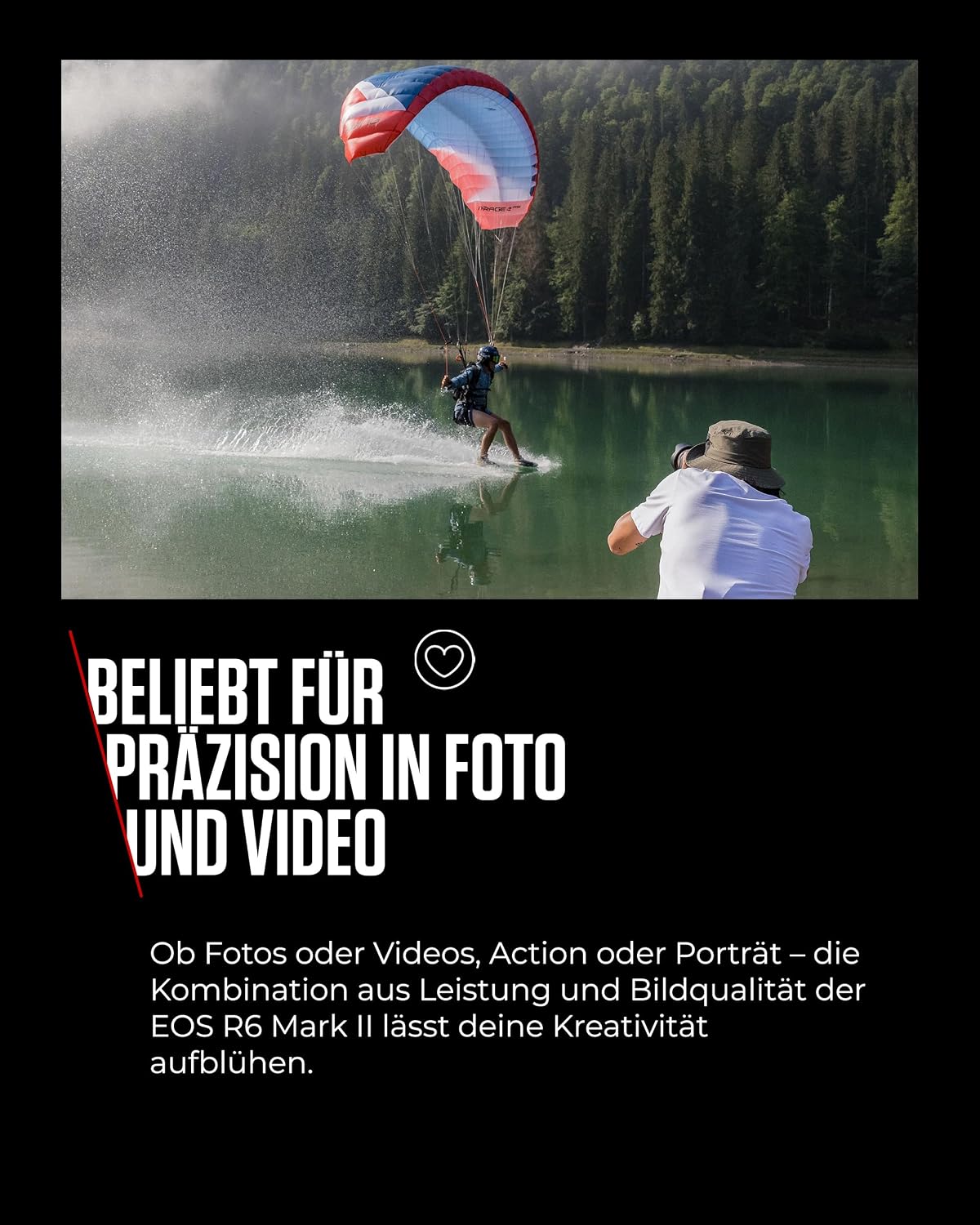 Canon EOS R6 Mark II Systemkamera 24,2 MP Vollformat Schwarz