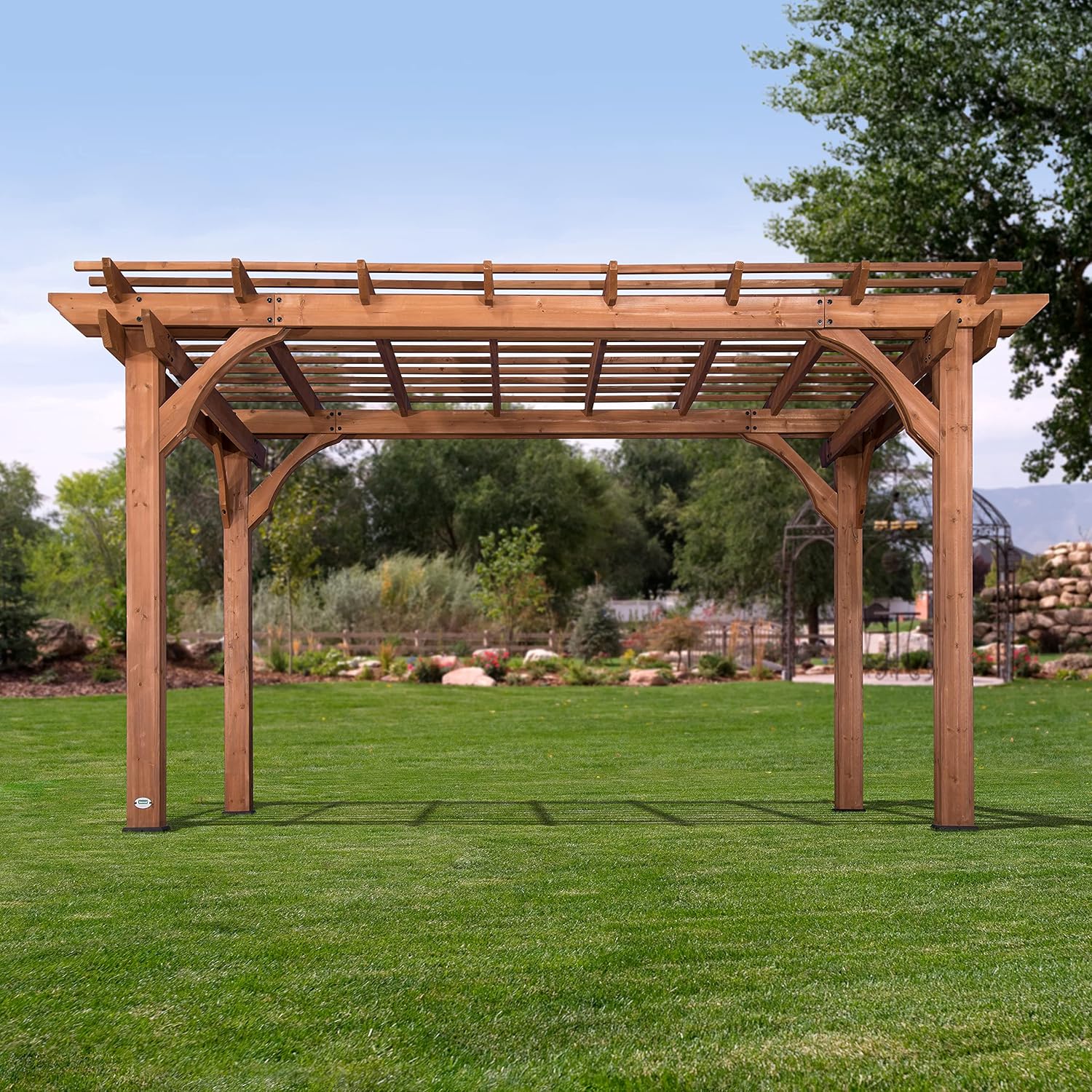 Backyard Discovery Holzpergola 305 X 426 Cm Freistehend